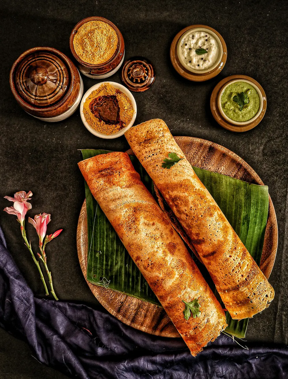 Indisk gryta Masala Dosa